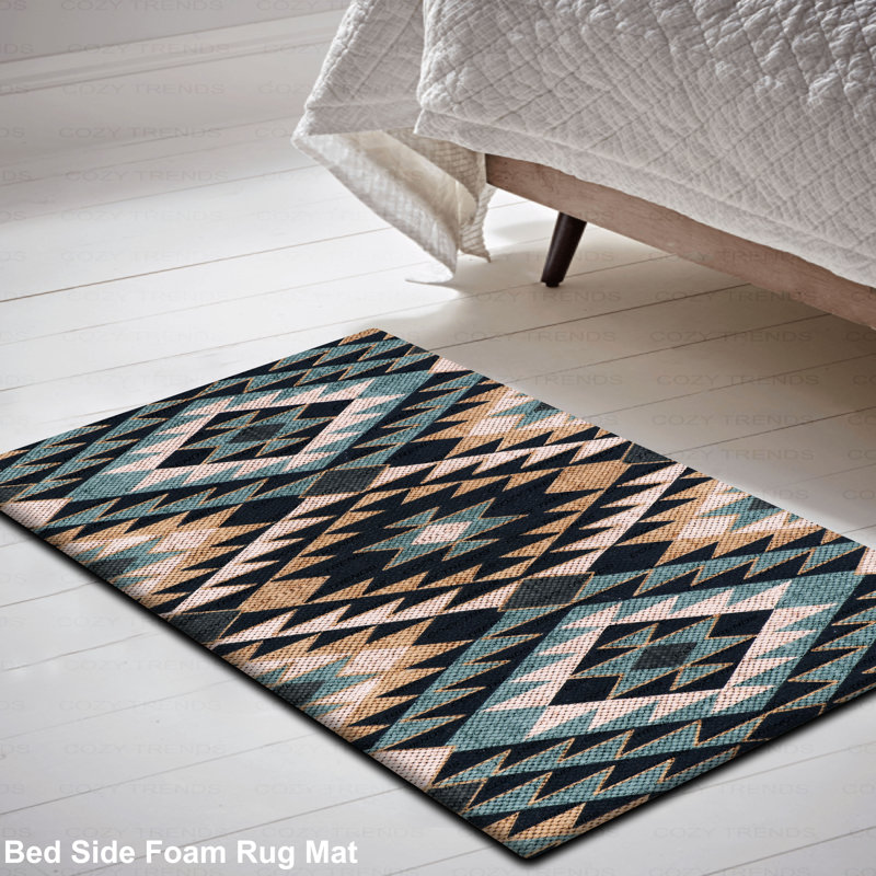 Geometric Anti-Fatigue Non-Skid Kitchen Mat