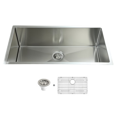 38'' L Single Bowl Stainless Steel Kitchen Sink