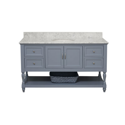 Hampton 60'' Single Bathroom Vanity with Top