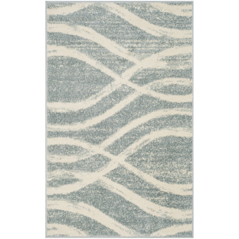 Parkinson Power Loom Rug, Cream/Slate, Rectangle 122 x 183 cm