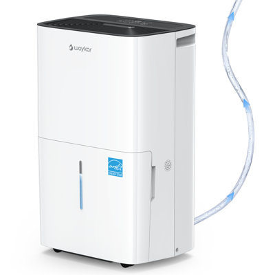 Déshumidificateur Energy Star de 80 et 120 chopines pour jusqu'à 5 000 pieds carrés Ft, contrôle intelligent de l'humidité, fonctionnement silencieux et options de drainage flexibles