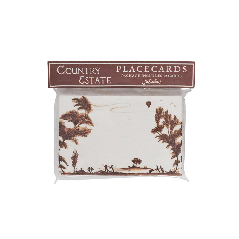 Country Estate Harvest Place Card - Sepia