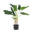 Plante artificielle verte Monstera vert avec pot en plastique noir