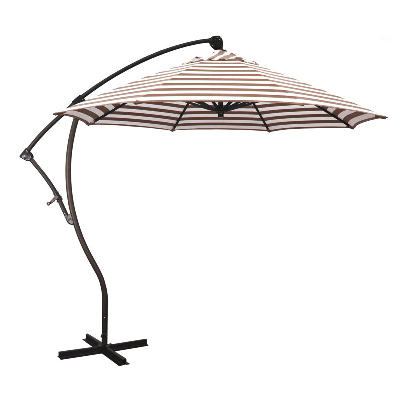 Parasol en porte-à-faux 9' Welwyn, Sunbrella® lagon Astoria