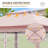 11 Ft. W x 11 Ft. D Outdoor Pop Up Soft Top Steel Patio Gazebo with Netting-109186198