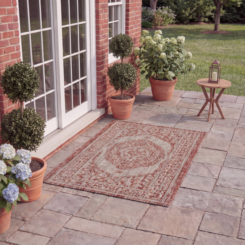 Tapis d'intérieur / extérieur performance Amedee, Rectangle 2 pi x 3 pi 7 po