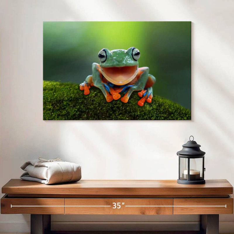 Brampt Happy Tree Frog, 16" H x 24" W