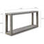 Lily's Living Versatile Large Peking Grand Framed Console Table, Weathered White Wash Finish, 67 Inch Long-255534826-255534827
