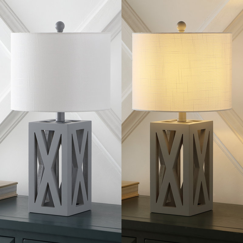 Briea Table Lamp, Gray