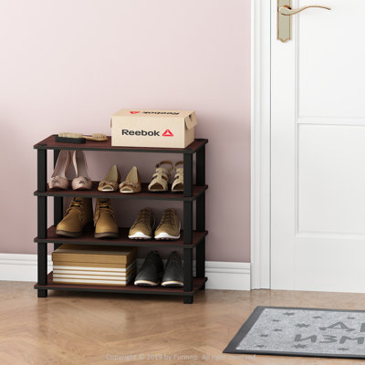 12 Pair Stackable Shoe Rack