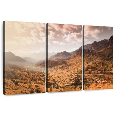 Scène de désert d'Alvord Atlas