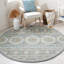 Tapis floral en laine / coton touffeté à la main Muhtar-628156600