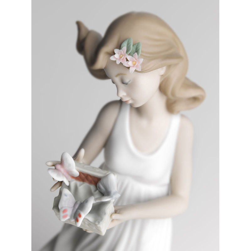 Butterfly Treasures Woman Figurine