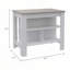  Table pour îlot de cuisine avec tablettes de rangement ouvertes et poste de travail Brooklyn-559241602-559241605