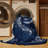 Machine Washable Orlena Classic Oriental Rug in Blue – Navy Binding-151200547
