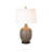 Superbes lampes de table transitionnelles brunes (ensemble de 2)