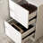 54" W Electric Height Adjustable Standing Desk with 3 Memory Presets, Reversible Storage Cabinet and Bookshelf