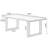 Burlywood Rectangular Solid Wood Dining Table-1948478996