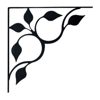 Harwhichport Leaf Fan Shelf Brackets
