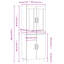 Frankfield 4 Door Manufactured Wood Wardrobe-2003584805