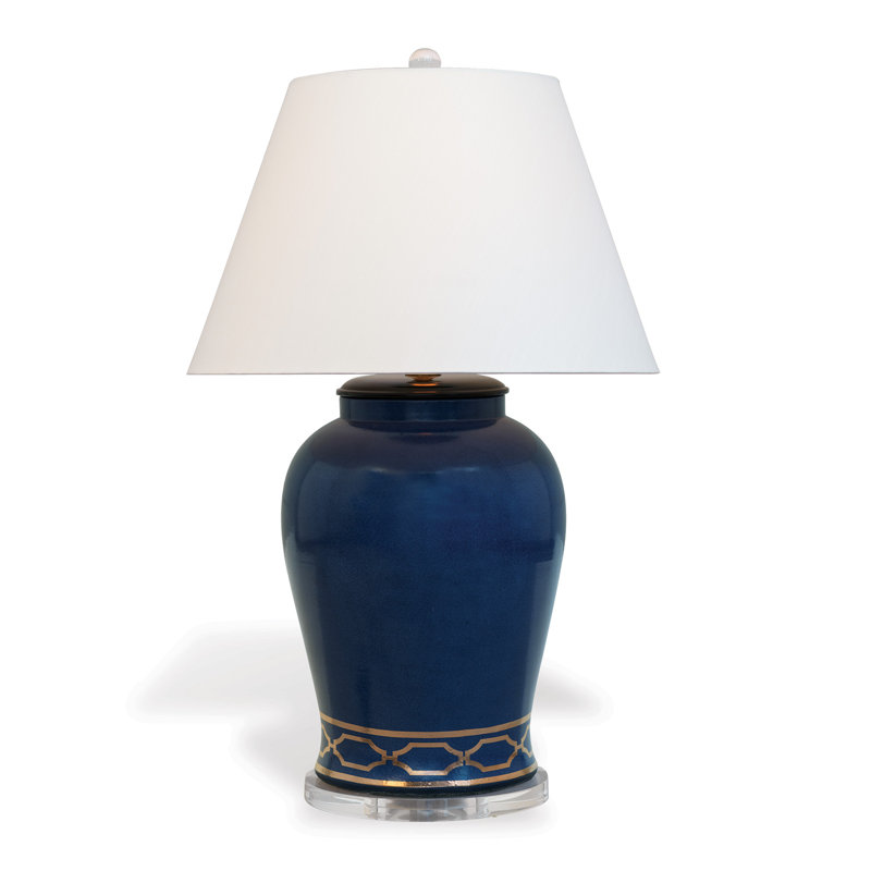 Pavillion 35" Table Lamp, Indigo 