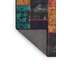 Tapis de zone rouge/noir/brun contemporain-452563674