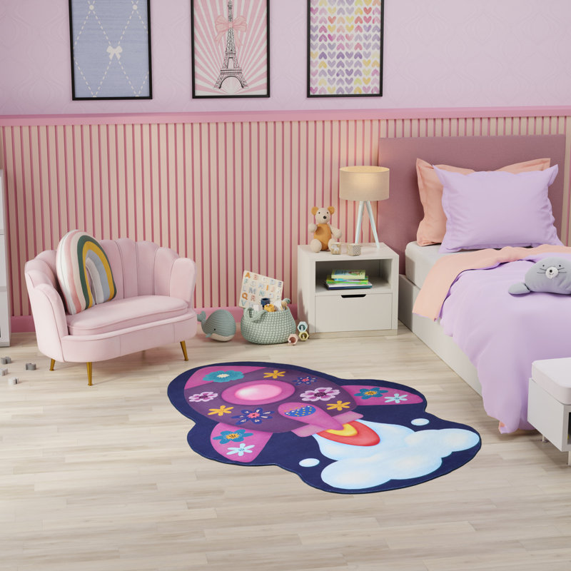 Tapis lavable à la machine pour enfants Imagination