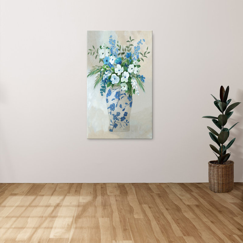 "Ginger Jar" par Nan, reproduction sur toile, H 30 po x l 18 po x P 1 po