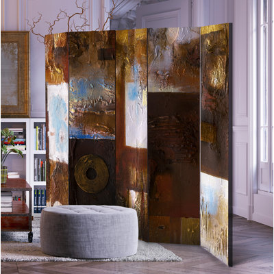 Skillern Solid Wood Folding Room Divider