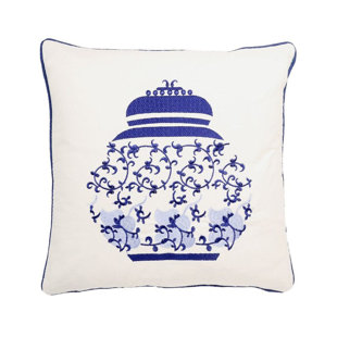  Coussin décoratif en coton 2 arbres