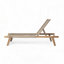 Chaise longue d'extérieur en corde
