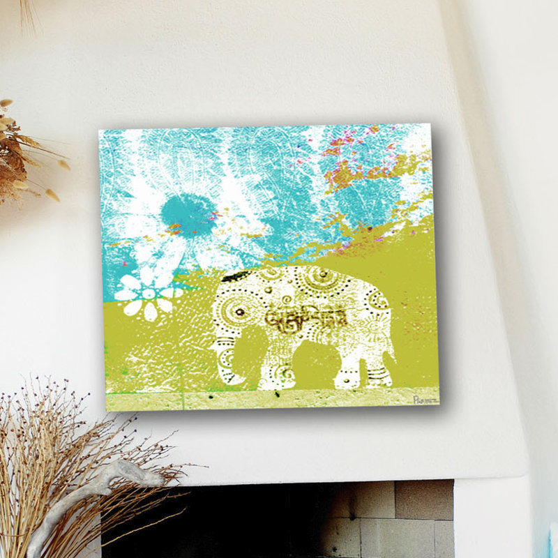 « udaipur » par parvez taj,-impression sur toile tendue, H 18 po x l 18 po
