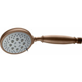 Traditional 4.13" Brass Multi Function Handshower 1.8 GPM