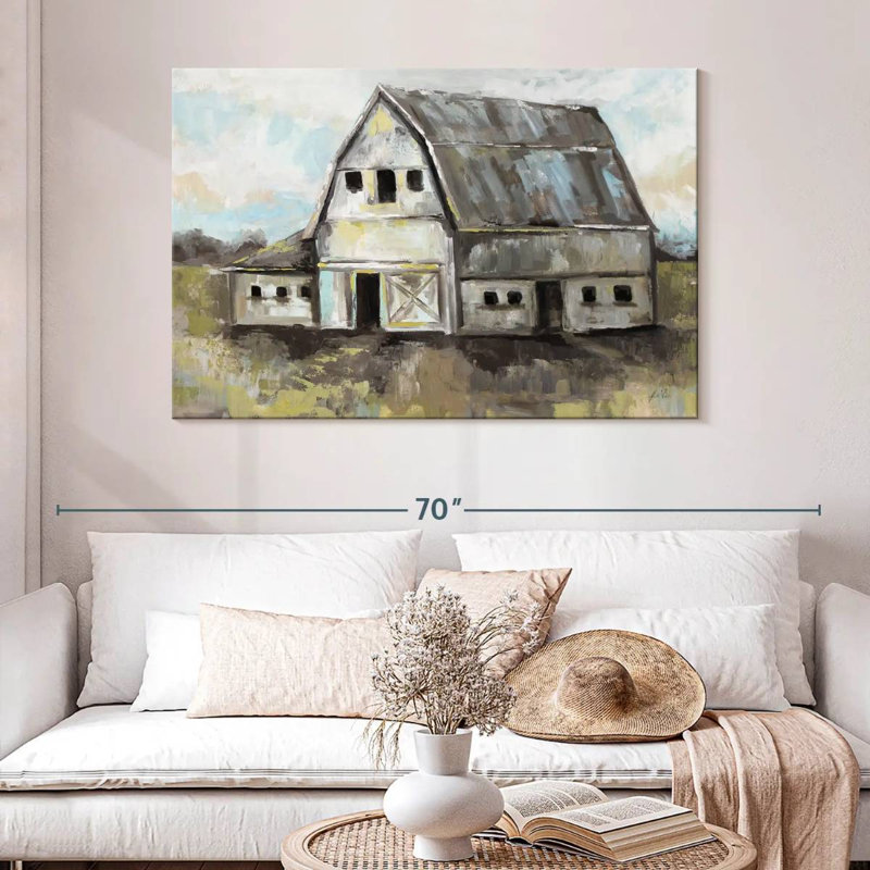 Lilie Tranquil Barn, H 32 po x l 48 po