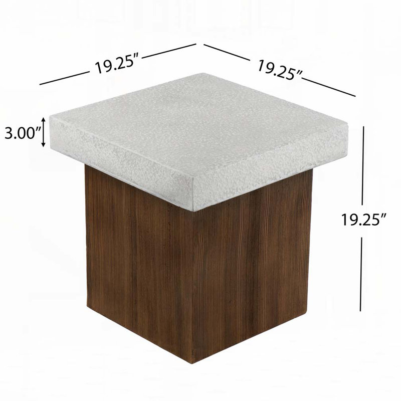Table d'appoint d'extérieur MGO