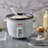 5cup Electric Ceramic Rice Cooker, White-116818564