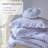 Romantic Blue Bedding Set, Microfiber Comfort Full/queen For Home