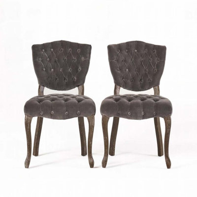 Velvet Tufted Dining Chair