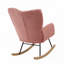 Chaise berçante en tissu Teddy-116434670
