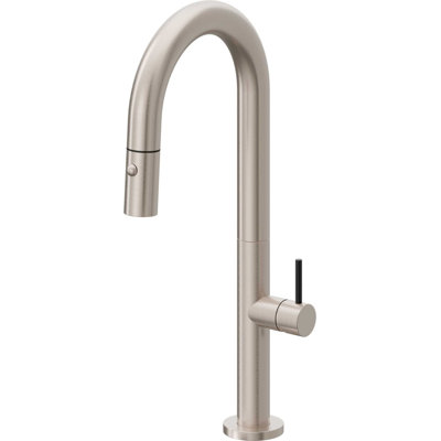 Pull-Down Prep/Bar Faucet With Button Sprayer