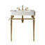 Wall Mounted Single Vanity Bathroom Vanity With Stone Top-916650762