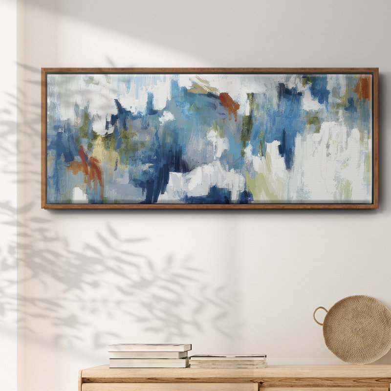 Color Falls - Framed Canvas