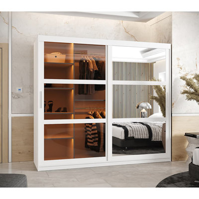 Charlese 2 Door Manufactured Wood Wardrobe