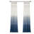 Signature Arashi Fashion Ombre Window  Curtain, 52 Inches Wide x 63 Inches Long, Single Window Curtain Panel, Indigo-1992015491-1992015550