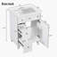 Armoire de meuble-lavabo 24 po avec lavabo en céramique, 2 tiroirs, 1 porte-1566655116