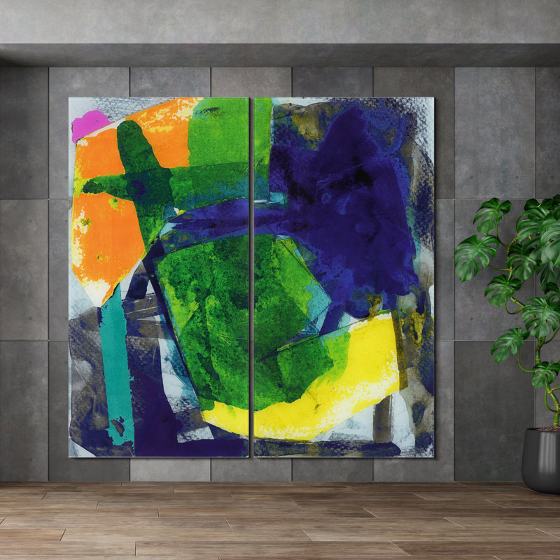 " Brushstroke Ballet " 2 - Pieces