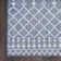 Roberge Rectangle Indoor/Outdoor Area Rug in Navy Blue