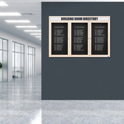 AARCO No Felt Metal Letter Board