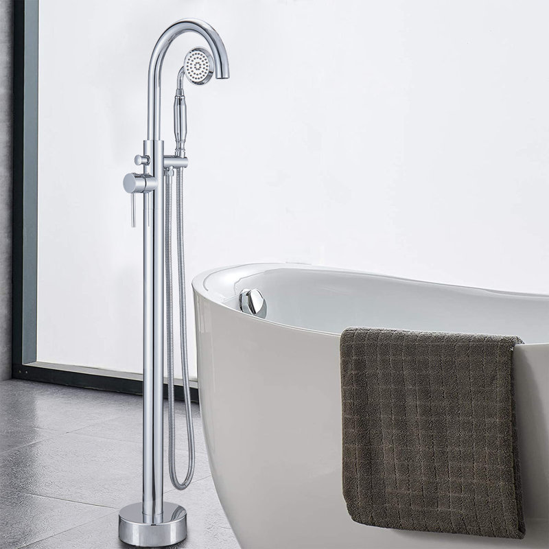 Tub Filler with Diverter, Chrome
