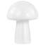Lampe de table 12,75 "en verre blanc